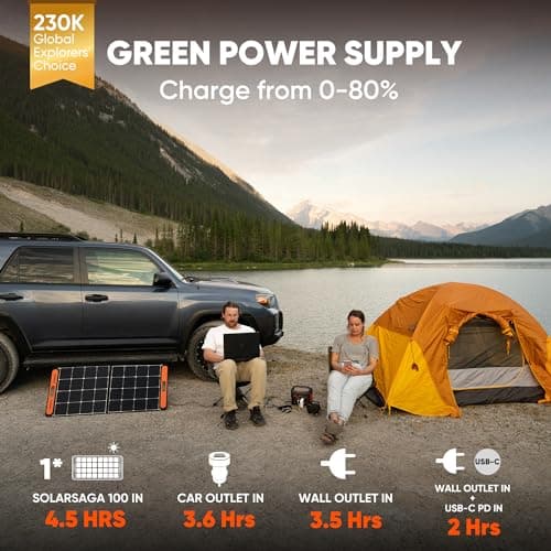 Jackery Portable Power Station Explorer 300, 293Wh Backup Lithium Battery, Solar Generator for Outdoors Camping Travel Hunting Blackout (Solar Panel Optional) 3