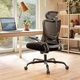 Marsail Ergonomic Office Chair: Office Computer Desk Chair with High Back Mesh and Adjustable Lumbar Support Rolling Work Swivel Task Chairs with Wheel 3D Armrests and Headrest 5