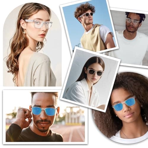 Emerhome Smart Glasses - Bluetooth Glasses for Men & Women, Touch Control, Outdoor UV Protection and Voice Control, Hands-Free Calls (Clear Lens) 5