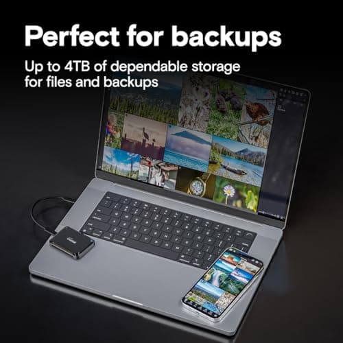 Crucial X9 2TB Portable SSD, Up to 1050MB/s, USB 3.2 USB-C, External Solid State Drive, Compatible with Windows, Mac, & Android, Reliable Storage for Games, Files, & Backups, Black - CT2000X9SSD902 5