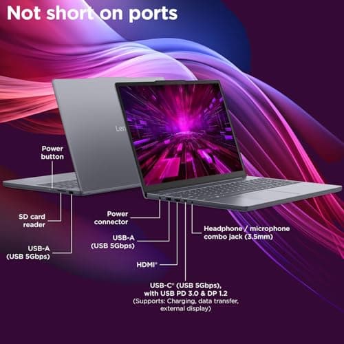 Lenovo Gaming Laptop Computer for Home Student, 16" FHD+, Intel 8-Core i5-13420H, 24GB DDR5 RAM, 512GB PCIe SSD, WiFi 6, BT 5.2, Type-C, Luna Grey, Windows 11 Home 4