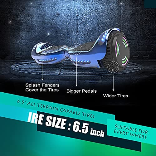 Hoverboard Certified HS2.01 Bluetooth Flash Wheel with LED Light Self Balancing Wheel Electric Scooter 2