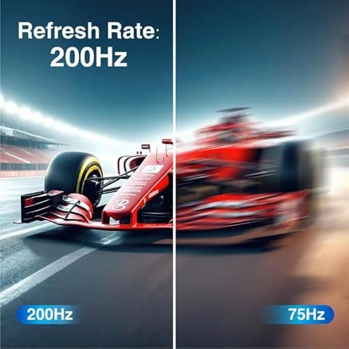 ArcticPro 34inch 200Hz Curved Gaming Monitor, WQHD 3440*1440p, 1ms Response Time, Adaptive sync, 3000:1 Contrast, 3-Sided Frameless, Ultra Slim, 120% sRGB, Bluelight Filter, HDMI(TMDS)& DP Ports,Black 2