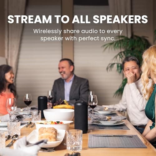 Avantree Harmony 2 – Multi-Room Wireless Speaker System with Bluetooth & Wired Inputs, Easy Setup, Expandable, 30ms Low-Latency Sync for Whole-Home, Meeting Rooms & Small Indoor Events 2