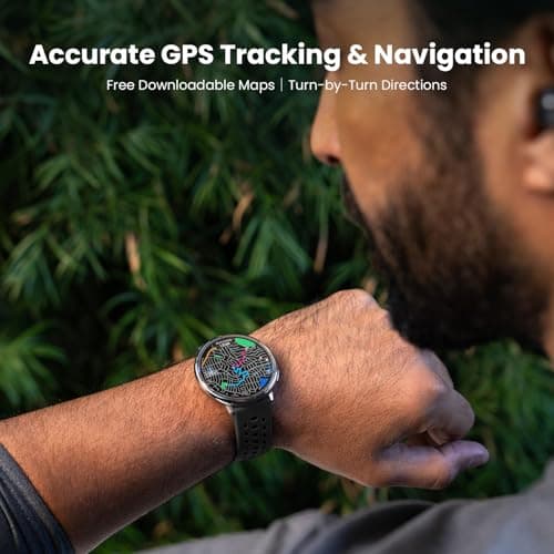 Amazfit Active 2 Sport Smart Watch Fitness Tracker for Android and iPhone, 44mm, 10 Day Battery, Water Resistant, GPS Maps, Sleep Monitor, 160+ Workout Modes, 400 Face Styles, Silicone Strap, Free App 5