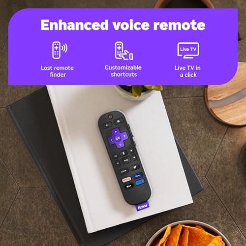 Roku Smart TV 2025 – 50-Inch Select Series, 4K HDR TV – RokuTV with Enhanced Voice Remote – Flat Screen LED Television with Wi-Fi for Streaming Live Local News, Sports, Family Entertainment 4