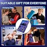 Colourbing RG36PRO Retro Video Game Console - Open Source System,3.5"IPS Screen,64G TF card,3000mAh Battery,Support 30,000+ Classic Retro Video Games for Teen or Partner - Gift for Christmas - Purple 5