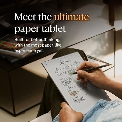 reMarkable Paper Pro Bundle – Includes 11.8” reMarkable Paper Tablet, and Marker Plus Pen with Eraser 3