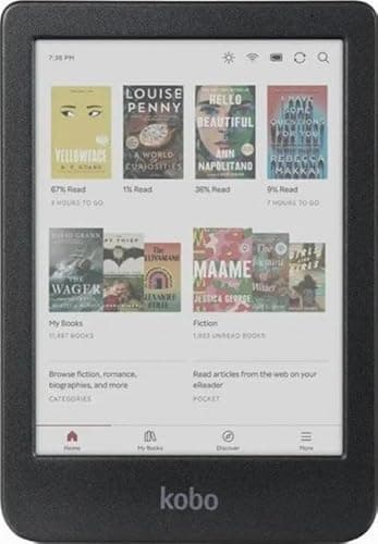 Kobo Clara Colour | eReader | 6” Glare-Free Colour E Ink Display | Dark Mode Option | Waterproof | Audiobooks | 16GB of Storage | Black 3