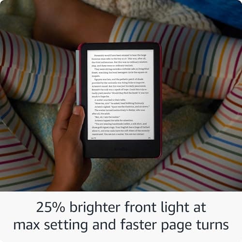Amazon Kindle Kids 16GB (newest model) - If it breaks, we will replace it, includes ad-free books and cover, with glare-free display, faster page turns - Space Whale 5
