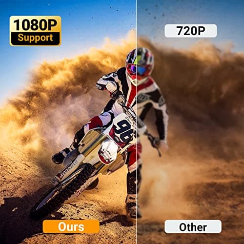 DVD Player, HDMI Region Free DVD Players for Smart TV, 1080P Upscaling, USB Input, HDMI/RCA Output Cable Included, Breakpoint Memory, Built-in PAL/NTSC, CD Players for Home 3