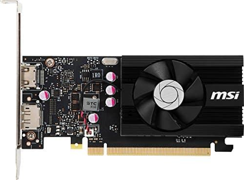 MSI Gaming GeForce GT 1030 4GB DDR4 64-bit HDCP Support DirectX 12 DP/HDMI Single Fan OC Graphics Card (GT 1030 4GD4 LP OC) 2