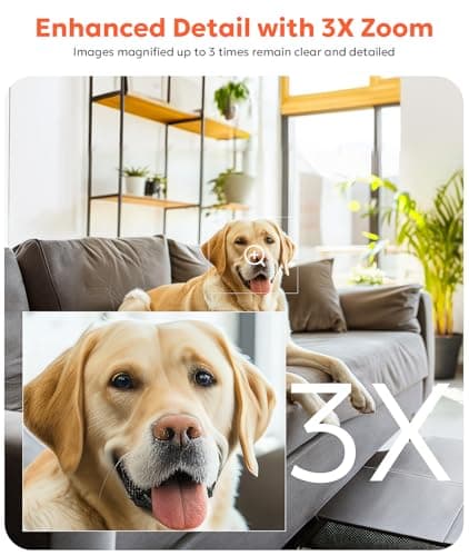 owltron Indoor Security Camera 2K, 2.4GHz WiFi Cameras for Home Security Baby Monitor Camera with Motion/Cry Detection, Pet & Dog Cam with Phone App, Night Vision, 2-Way Audio, Works with Alexa 3