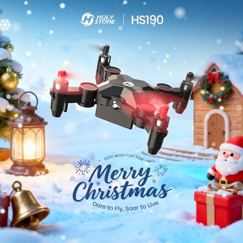 Holy Stone HS190 Foldable Mini Nano RC Drone for Kids Gift Portable Pocket Quadcopter with Altitude Hold 3D Flips and Headless Mode Easy to Fly for Beginners 5