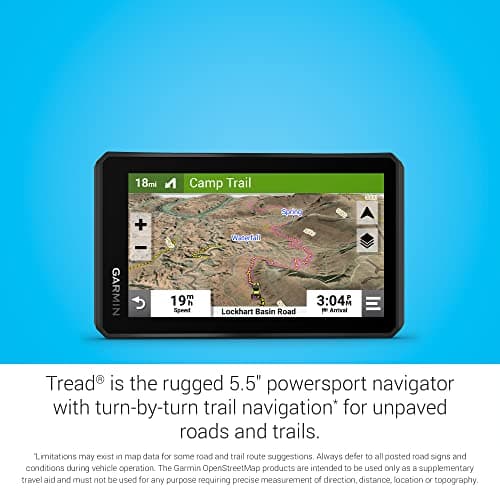Garmin Tread Powersport Off-Road Navigator, Includes Topographic Mapping, Private and Public Land Info and More, 5.5" Display 3