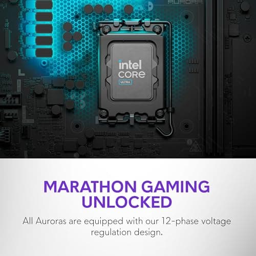 Alienware Aurora Gaming Desktop ACT1250 - Intel Core Ultra 9 285 Processor, Liquid Cooled, NVIDIA GeForce RTX 5080, 32GB DDR5 RAM, 1TB SSD, 1000W Platinum Rated PSU, Win 11 Home - Clear Panel 3