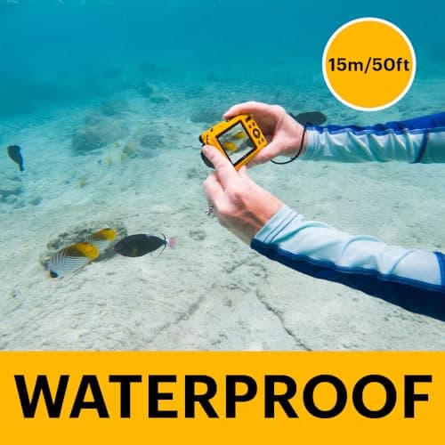 KODAK PIXPRO WPZ2 Rugged Waterproof Shockproof Dustproof WiFi Digital Camera 16MP 4X Optical Zoom 1080P Full HD Video Vlogging Camera 2.7" LCD (Yellow) 4