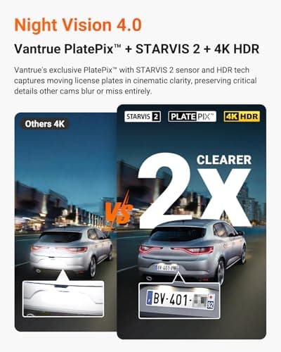 [N4Pro S & CPL & 512G SD Card & Hardwire Kit & Remote Control] 11.5ft USB-C Hardwire Kit, Remote Control with Event Locking, 4K+1080P+2.5K Front Inside Rear Dash Camera, 4k+2.5K Dual Channel 4