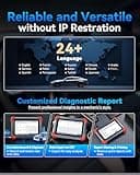 XTOOL D7 Bidirectional OBD2 Scanner: 2025 Scan Tool with 36+ Resets, Full System Car Scanner Diagnostic Tool, Injector Calibration, Throttle Relearn, Crank Sensor Relearn, FCA, CANFD & DoIP 4