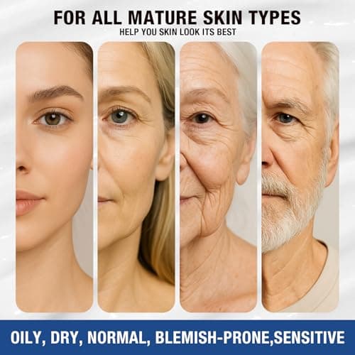 Vepxzory Face Moisturizer Retinol Cream For Face, Collagen Anti Aging Face Cream, Day-Night Neck Cream With Hyaluronic Acid, Wrinkle Cream For Women & Men Reduces Wrinkles, Dryness, 1.85 Fl. Oz 4