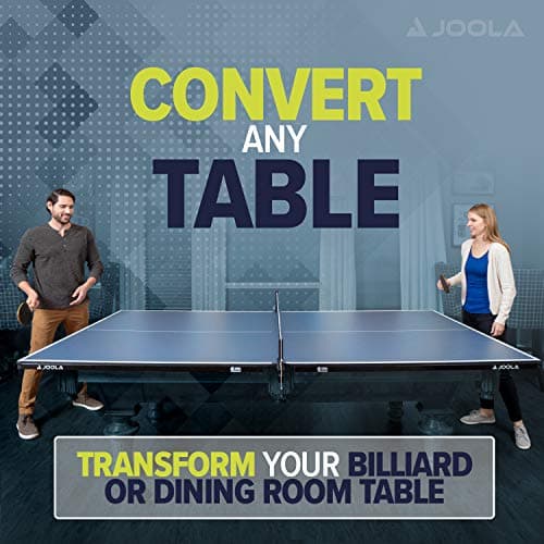 JOOLA Conversion Table Tennis Top with Metal Apron, Foam Backing and Net Set 2