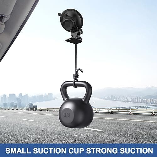 Radar Detector Mount,Car Windshield &Dashboard Suction Cup Bracket,Suitable for UNIDEN R1 R2 R3 R4 R7 DFR3 DFR6 DFR7 DFR8 DFR9 Radar Detector (Only Applicable to Uniden Models),Easy to Install 4