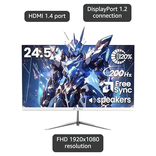 CRUA 27" Curved Monitor, FHD(1920x1080P) VA Panel, 100HZ, 120% sRGB Professional Computer Monitor, Narrow Bezels on Three Sides, Blue Light Filter, Office and Dormitory(HDMI, VGA)-Black 4