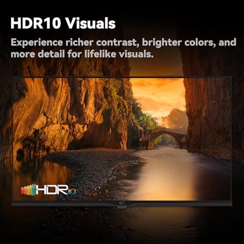 FPD 43 Inch Smart TV, 1080P Full HD Powered by Tizen OS Compatible with Dolby Audio, HDR 10, HDMI, WiFi, Bluetooth, Flat Screen Television (AT43-P1, 2025) 4