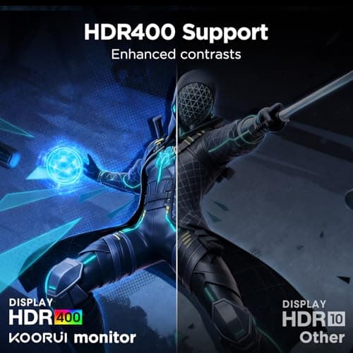 KOORUI 34-inch Curved Ultrawide WQHD 3440×1440 Gaming Monitor, 180Hz 1000R- PIP/PBP, 1ms(MPRT), HDR400, DCI-P3 95%, FreeSync Premium, 1 x DP 1.4 & 2 x HDMI 2.0, Tilt Height Swivel Adjustment, 34E6UC 3