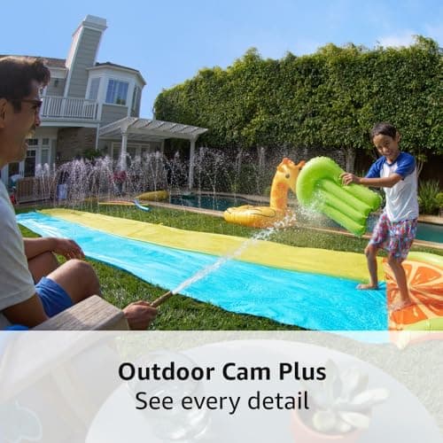 Outdoor Cam Plus Battery, White with Ring Pan-Tilt Indoor Cam, White 2