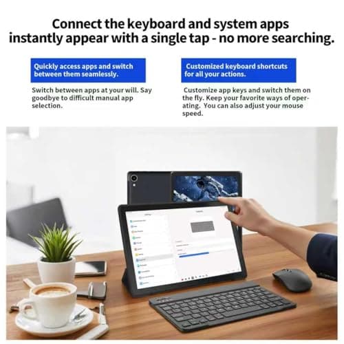 Latest 2025 Upgraded Android Tablet with Charging Speaker Dock, 2 Years Protection, Otca-Core CPU, 24GB+64GB Storage with 1TB Expansion, WiFi 6, BT5.3, Google Tablet, US Version 3