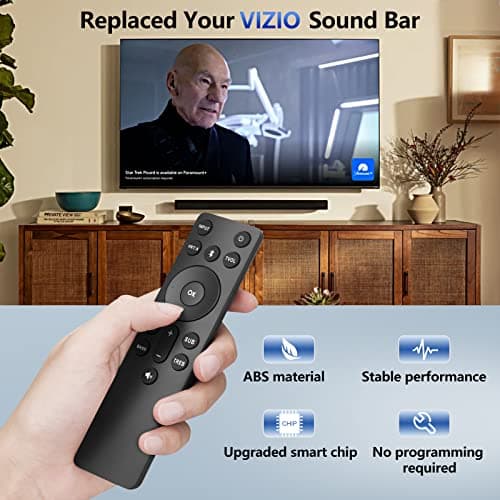 for VIZIO-Soundbar-Remote, Replacement for VIZIO 5.1/2.1 Home Theater Sound Bar，for M/V/P Series Home Audio Sound System 4