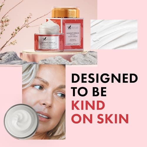 Eclat Skincare Retinol Night Cream – 2.5% Retinol & Hyaluronic Acid Face Moisturizer for Wrinkles, Fine Lines & Hydration – Firming Anti Aging Cream for Smooth, Radiant Skin 1.7 fl oz 5