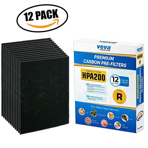 HPA200 Pre-Filters Replacement for Honeywell Air Purifier - 12 Pack - HRF-A200 Filter A Compatible w/ HPA200, 202, 204, 250 and HPA5200 5