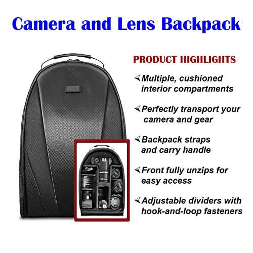 Canon EOS T100/4000D DSLR Camera with EF-S 18-55mm Lens, SanDisk Memory Card, Tripod, Flash, Backpack + ZeeTech Accessory Bundle (Canon 18-55mm, SanDisk 64GB) (Renewed) 4