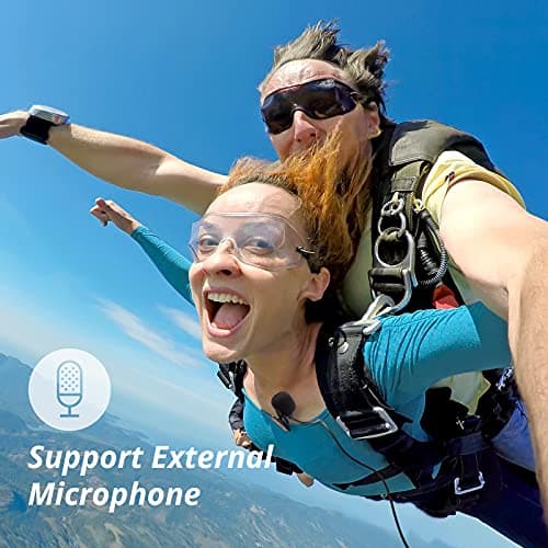 AKASO Brave 4 Pro 4K30FPS Action Camera - 131ft Underwater Camcorder Waterproof Camera with Touch Screen Advanced EIS Remote Control 5X Zoom Underwater Camera Support External Mic 4