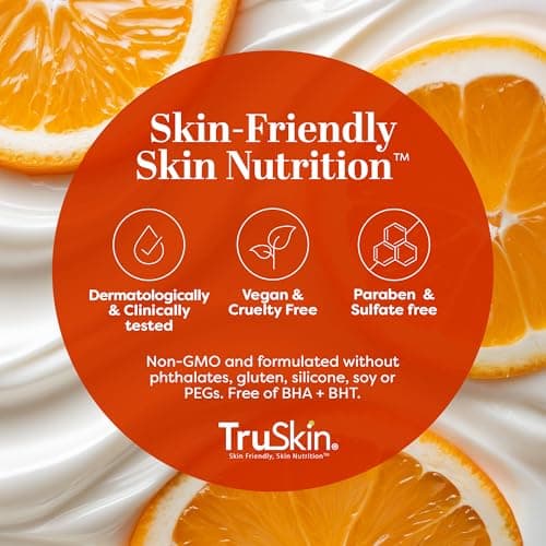 TruSkin Vitamin C Cream for Face – Brightening Moisturizer, Anti Aging, Hydrating, Skin Wrinkle Cream – Vitamin B5, Vitamin E, Jojoba Oil, Aloe Vera & Green Tea, 2 Fl Oz 8