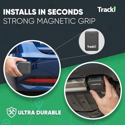 Tracki Pro GPS Tracker for Vehicles, USA made tech. Up to 7 Months Batt. Waterproof Magnetic 4G LTE Long Battery Life 2-7 Month, Unlimited Distance, Subscription Required, Multi Alerts, Hidden Tracker 5