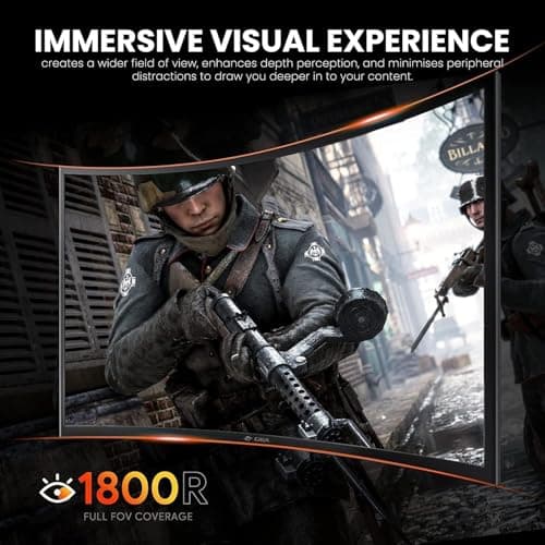 ZZA 27 Inch Gaming Monitor 280Hz 240Hz 1080p 1ms VRB Blue Light Shift Machine Black Curved 100% sRGB, Adaptive FreeSync,Display Port DP HDMI VESA Mounting Compliant 3