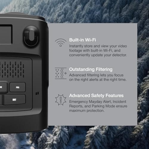 Escort MAXcam 360c Laser Radar Detector and Dash Camera - Great Range, 360° Protection, Shared Alerts, Incident Reports, Apple CarPlay and Android Auto Compatible, 16GB SD Card Included 4