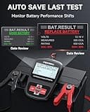 FOXWELL BT100 Pro 12V Car Battery Tester, Battery Load Tester, 100-1100CCA Automotive Alternator Tester Digital Auto Battery Analyzer for Car Truck Motorcycle SUV, Boat, RV, Marine & Pickup 2