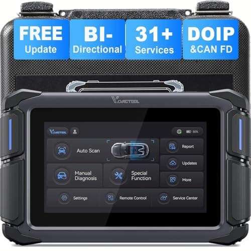 VDIAGTOOL Bidirectional Scan Tool VD70 Lite, OBD2 Scanner Diagnostic Tool with 31+ Resets, 2025 Scanner for Car, Full System Scan, CAN FD & DoIP, Free Update