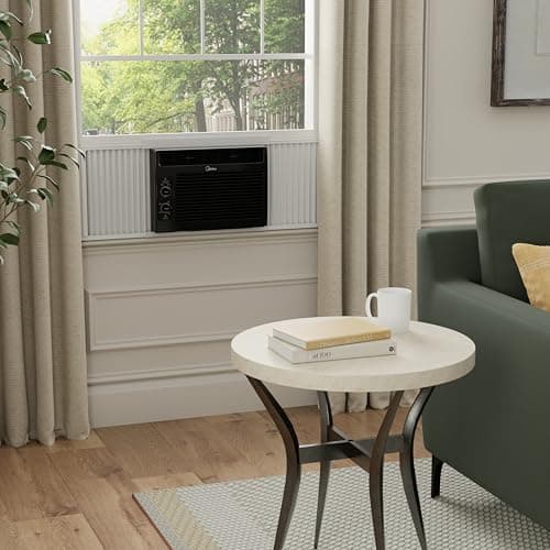 Midea RMW05MWB (Renewed) 5,000 BTU 150 Sq ft Mechanical Window Air Conditioner, Black 4