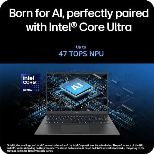 2025 LG Gram 17 Touchscreen Laptop - 17" 2.5K Touch Display, Intel Ultra 7 258V, Intel Arc, WiFi 7, Copilot+, Win 11 Pro, Backlit KB, Lightweight & Thin Business Computer, 32 GB LPDDR5X, 1 TB SSD 2