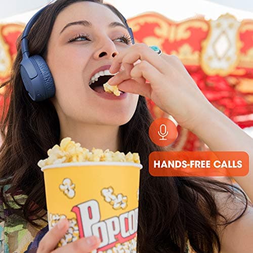 JBL Tune 510BT - Bluetooth headphones with up to 40 hours battery, microphone for call, foldable and comfortable, Android and iOs compatible (Rose) 4