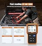UMEIJA OBD2 Scanner with Upgrade Battery Tester - Diagnostic Tool for Cars That Check Engine Light & Emissions Readiness Read and Clears Vehicle Error Codes for All OBD II Protocol Vehicles Since 1996 2
