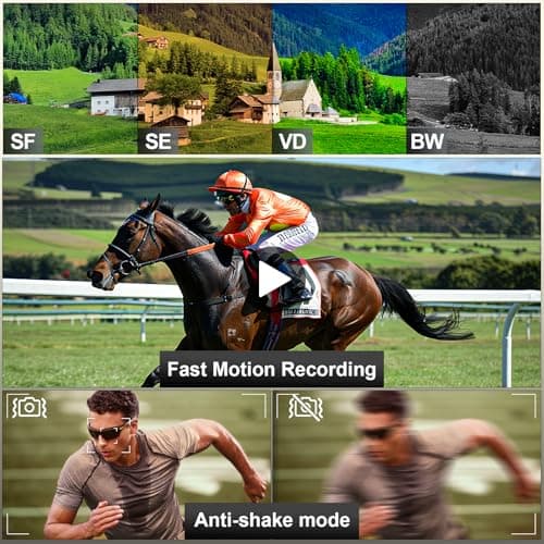 NBD 4K Video Camera Camcorder Ultra 48MP Vlogging Camera for YouTube,16X Digital Zoom Camcorder 3.0" IPS 270° Flip Screen with Mic,Fill Light,2 Batteries and 32G TF Card(Black) 4