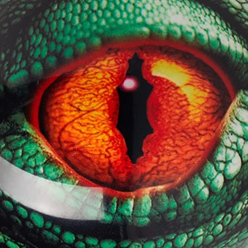 Brunswick Bowling Products Lizard Glow Viz-A-Ball Bowling Ball 12Lbs, Green/Black, 12 lbs 2