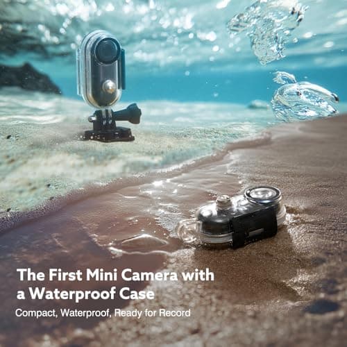 Losfom Z10 4K Action Camera, 128GB Wearable Sports Camera with Waterproof Case, Magnetic Clip, and Quick-Mount Accessories, Small Body Cam for Cycling, Diving, Travel (No WiFi No Bluetooth 2