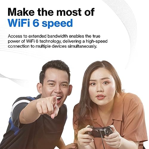 Linksys AX1800 Wi-Fi 6 Router Home Networking, Dual Band Wireless AX Gigabit WiFi Router, Speeds up to 1.8 Gbps and coverage 1,500 sq ft, Parental Controls, maximum 20 devices (E7350) 3